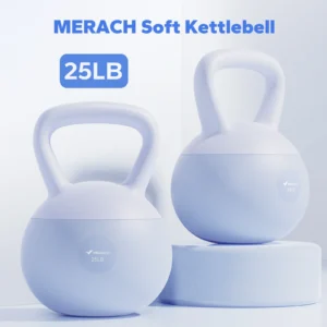 MERACH Kettlebell Quiet Shock Absorbing 15/25 LB