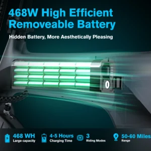500W 36V Foldable Ultra Light Weight Commuter - Thumbnail Image 3