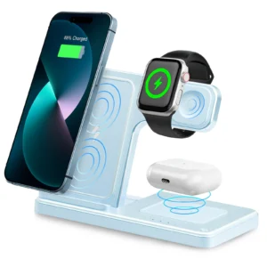 Wireless Charger 3 In 1 Fast Charging Station