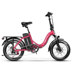 1000W Foldable 20 Inch Fat Tire Commuter E-Bike - Thumbnail Image 9