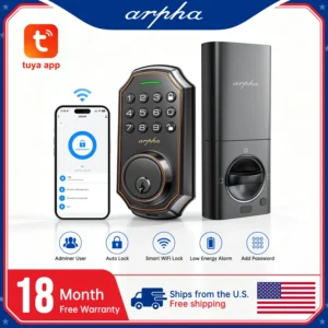 Keyless Entry Electronic Deadbolt WiFi Door Lock - Thumbnail Image 2