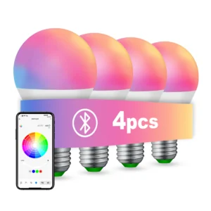 RGB Smart Bulbs, Color Changing Dimmable LED Light