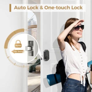 Keyless Entry Electronic Deadbolt WiFi Door Lock - Thumbnail Image 4