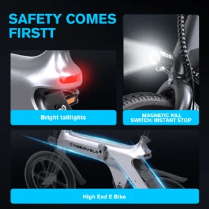 500W 36V Foldable Ultra Light Weight Commuter - Thumbnail Image 7