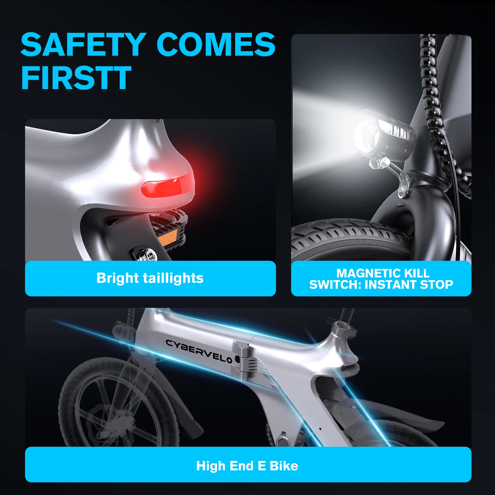 500W 36V Foldable Ultra Light Weight Commuter - Image 7