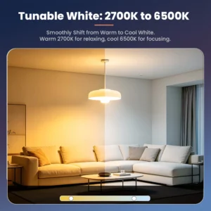 RGB Smart Bulbs, Color Changing Dimmable LED Light - Thumbnail Image 4