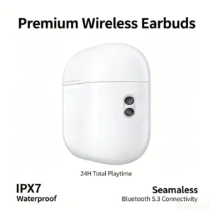 Bluetooth Earbuds with Heart Rate Monitoring