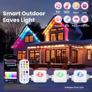 Permanent Smart RGB Outdoor Lights 75 Scene Modes - Thumbnail Image 2