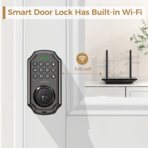 Keyless Entry Electronic Deadbolt WiFi Door Lock