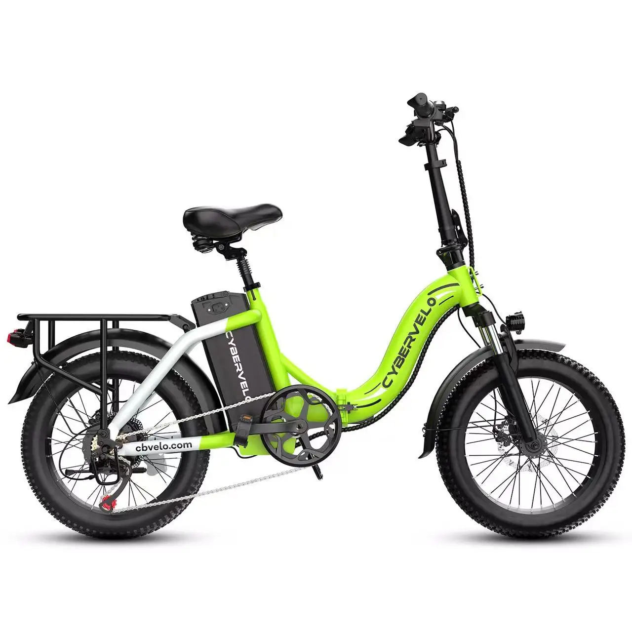 1000W Foldable 20 Inch Fat Tire Commuter E-Bike - Image 10